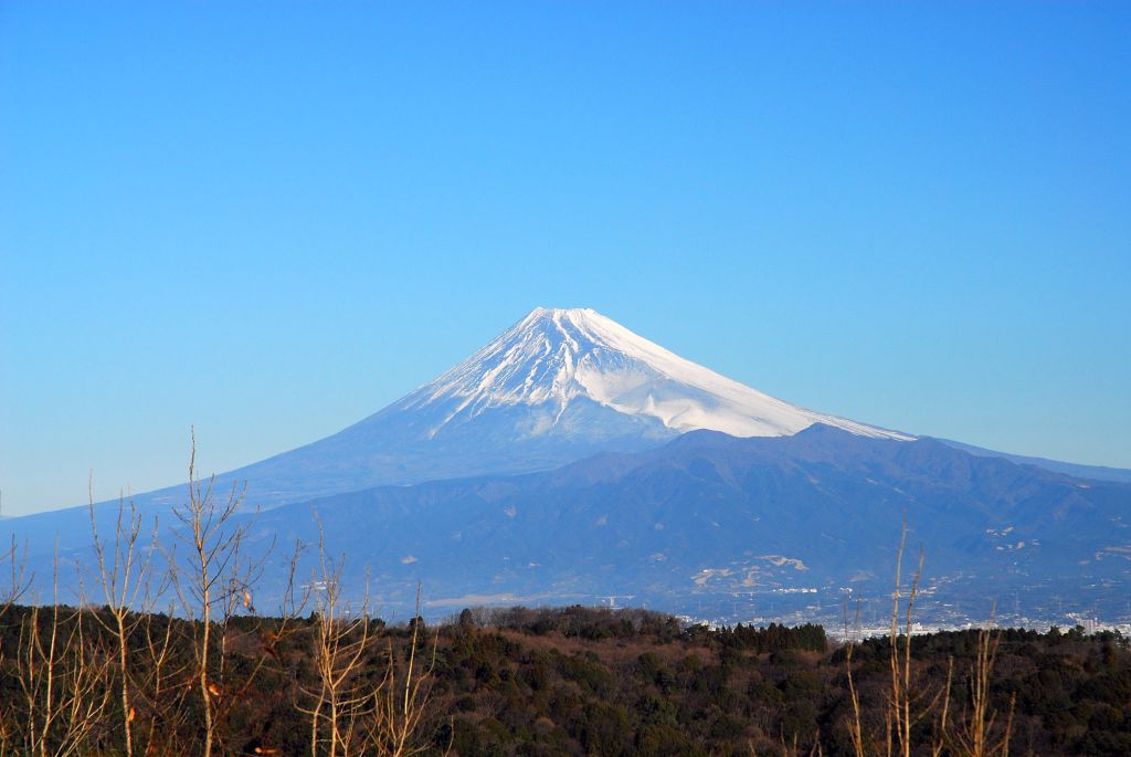 伊豆国際CCから望む霊峰富士